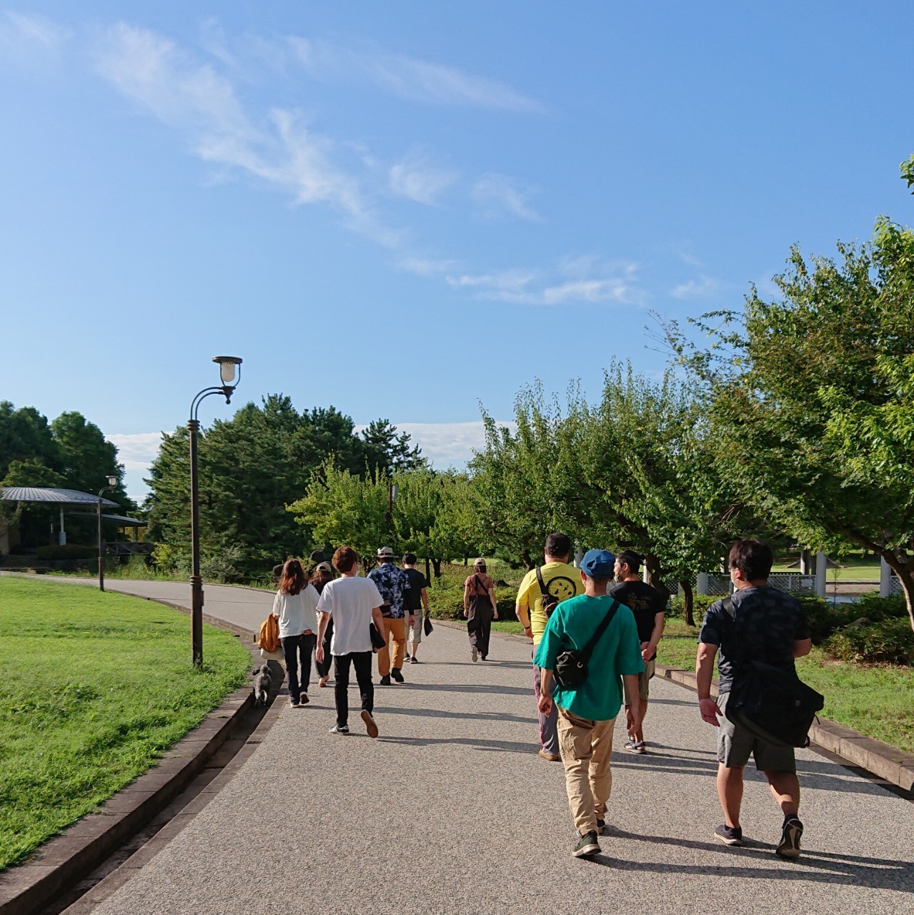 ビックスワンのそば！新潟県スポーツ公園でお散歩朝活を行いました！